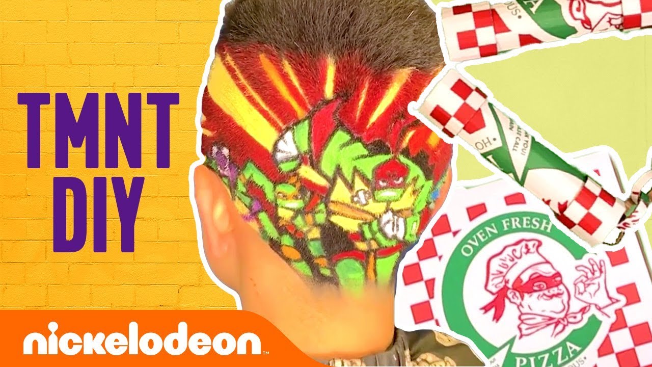 TMNT Haircut, DIY Pizza Box Nunchucks 🍕 + Bonus Clip! Rise of the TMNT | Nick