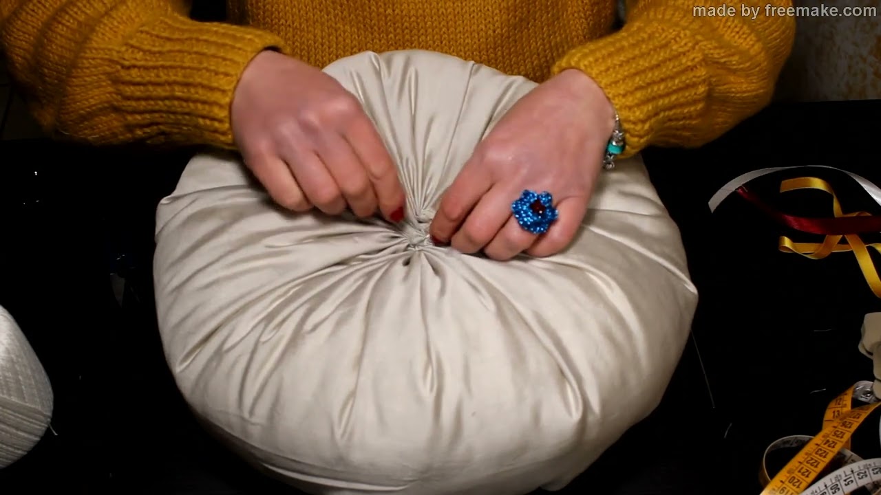 TUTORIAL COME CUCIRE UN CUSCINO ROTONDO. NICOLDESIGNER