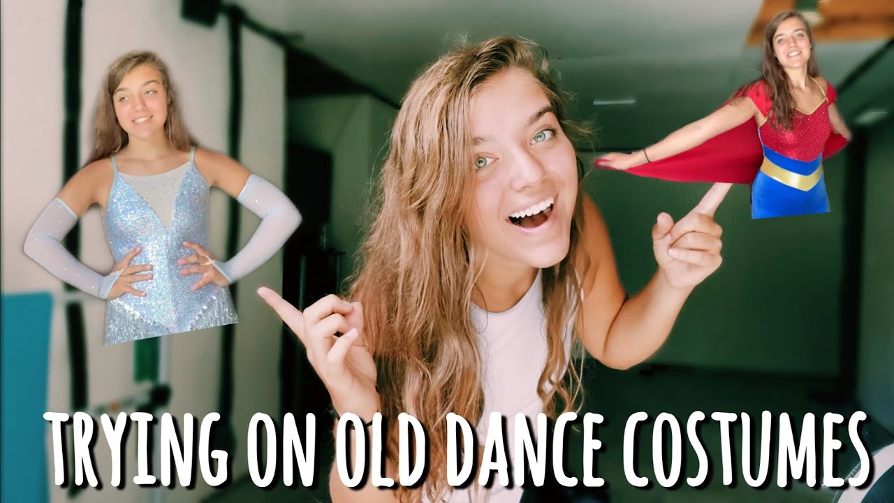 trying on old dance competition costumes pt. 2
