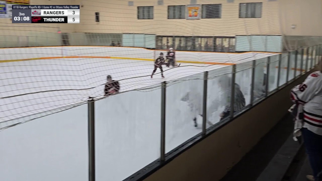 U11B Rangers: Playoff game #2 vs Ottawa Valley Thunder