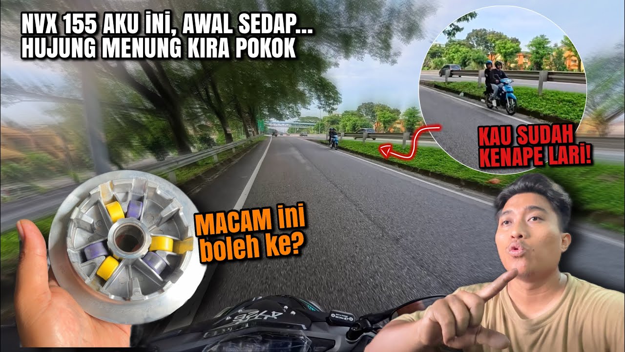 NVX 155 convert v2 ini PICKUP SEDAP, TOP tak kayuh! | Mencari PUNCA!! | CVT BELT UMA RACING
