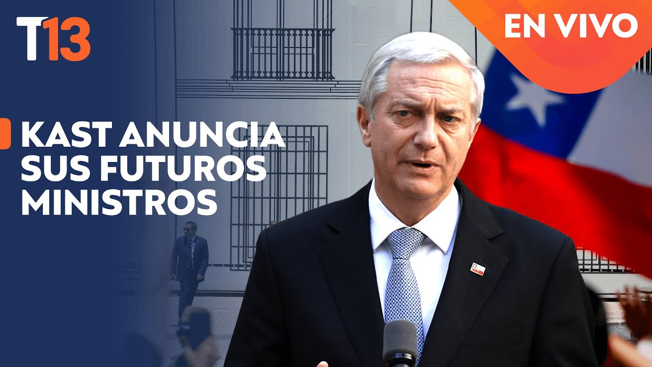 EN VIVO: Presidente electo, José Antonio Kast, presenta su gabinete