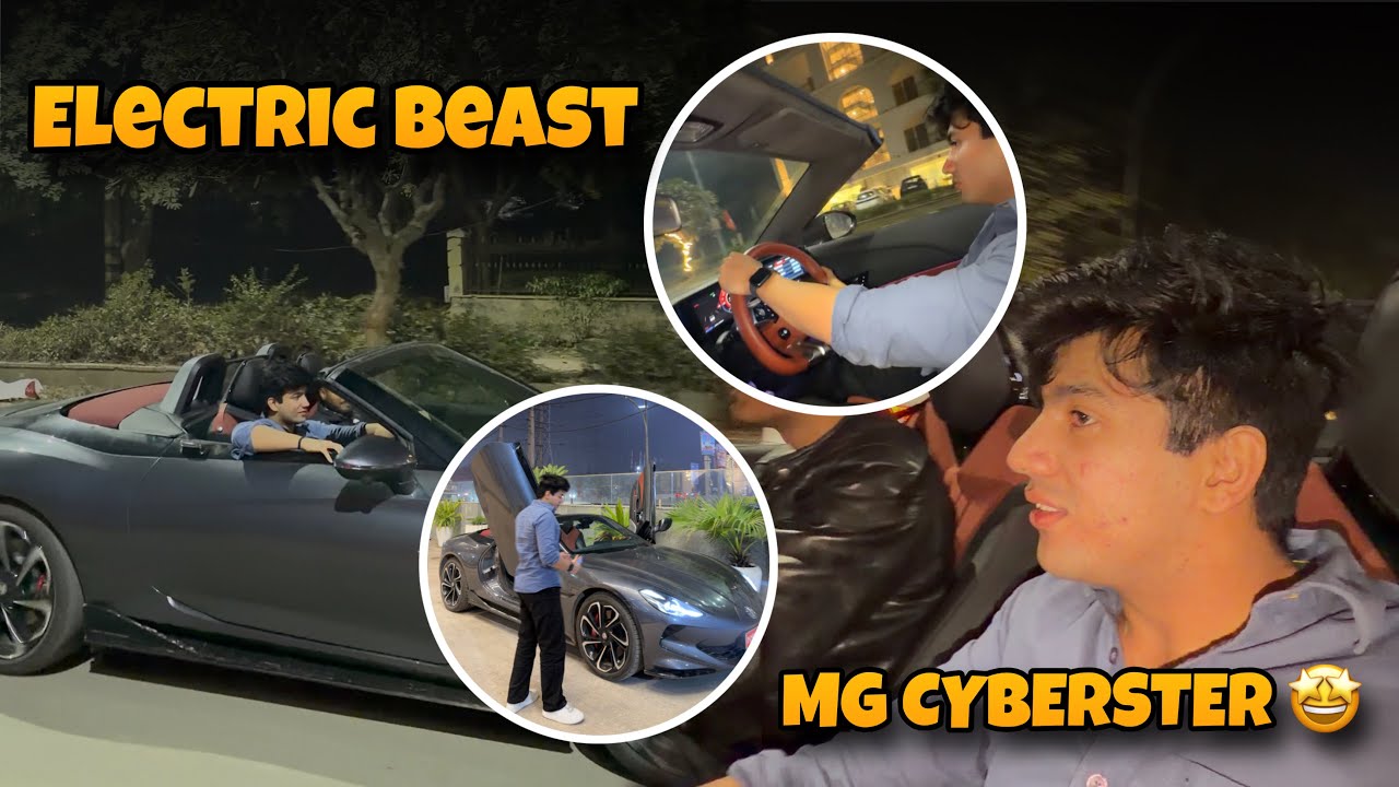 MG Cyberster Public Reaction | Log Shock Reh Gaye😳🔥