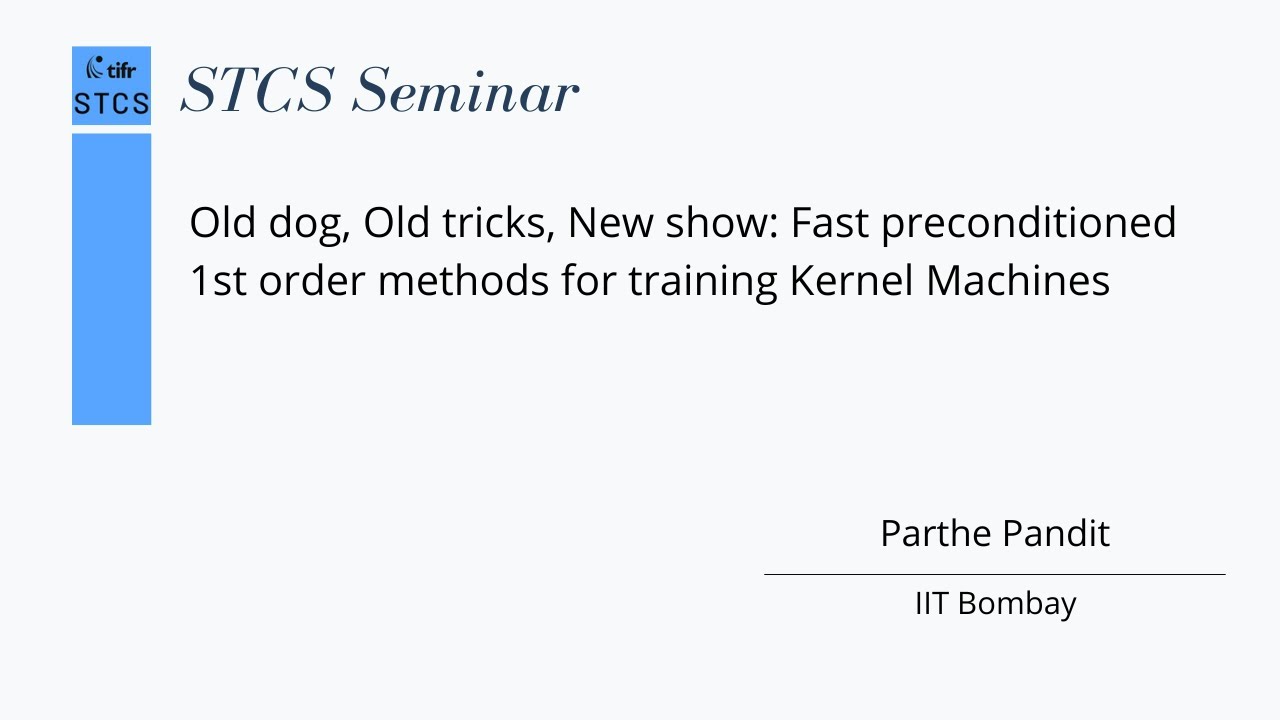 Old dog, Old tricks, New show: Fast preconditioned 1st order methods for training Kernel Machines