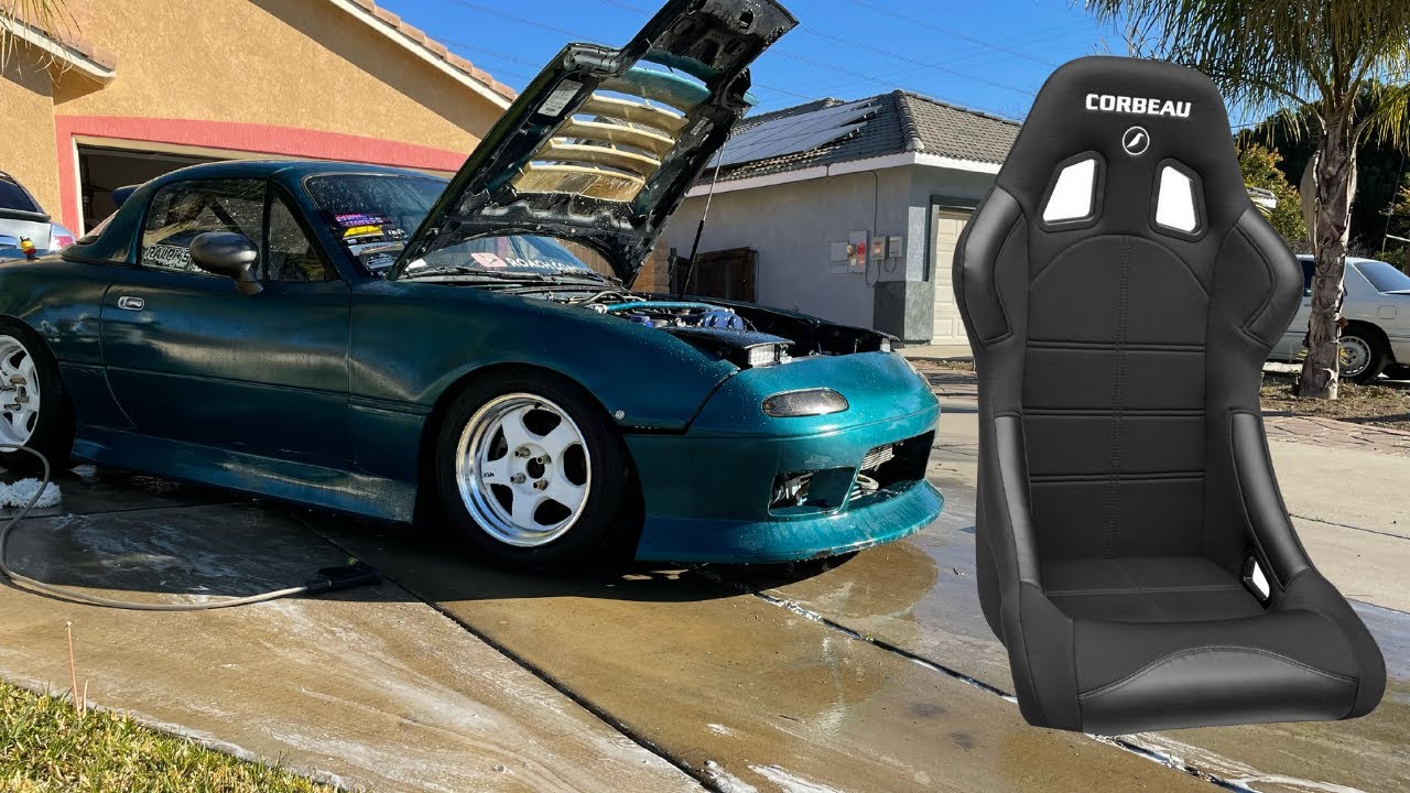 BEST BUDGET MIATA SEAT  (Corbeau Forza)