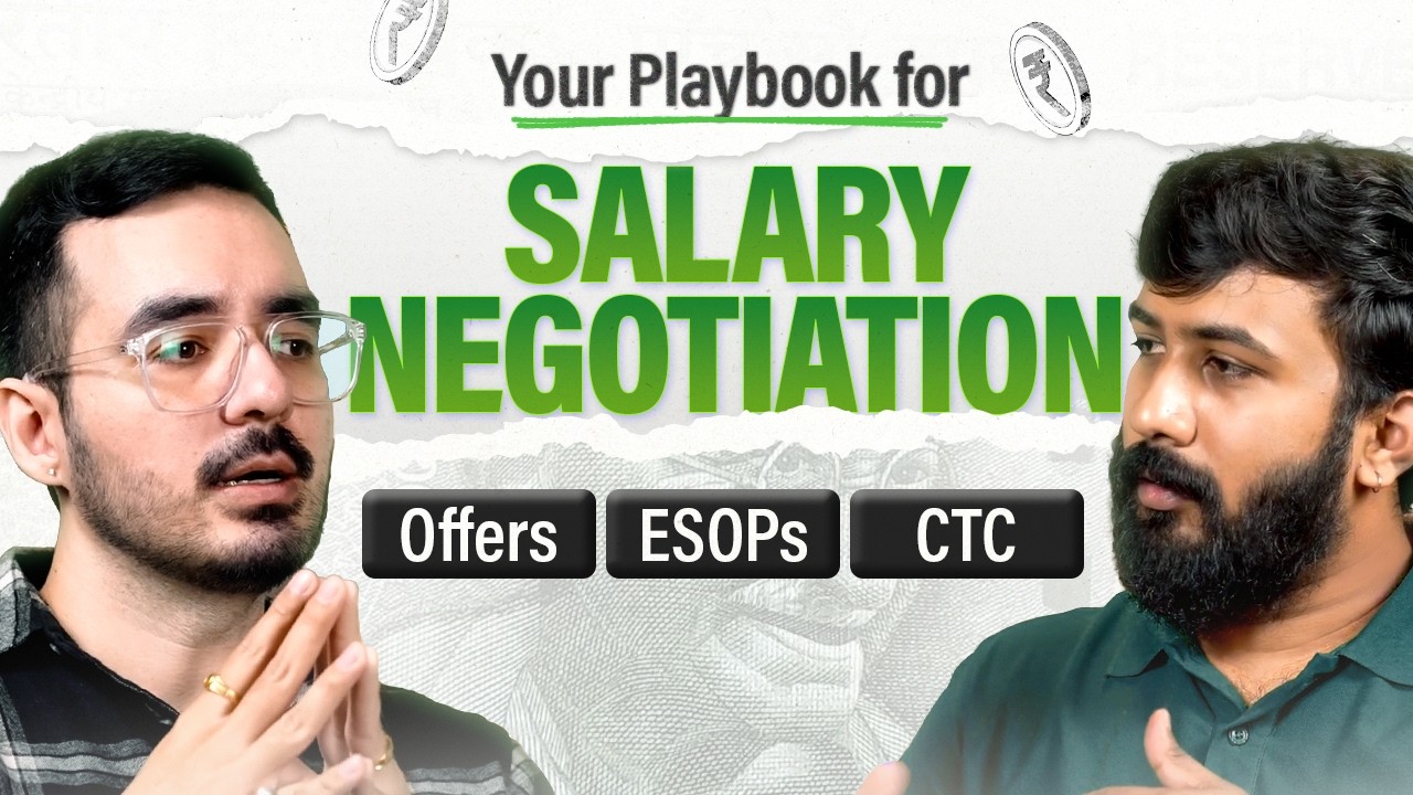 How to Negotiate Salary in Tech | Recruiter Tips on CTC, ESOPs and Offers | @SCALER