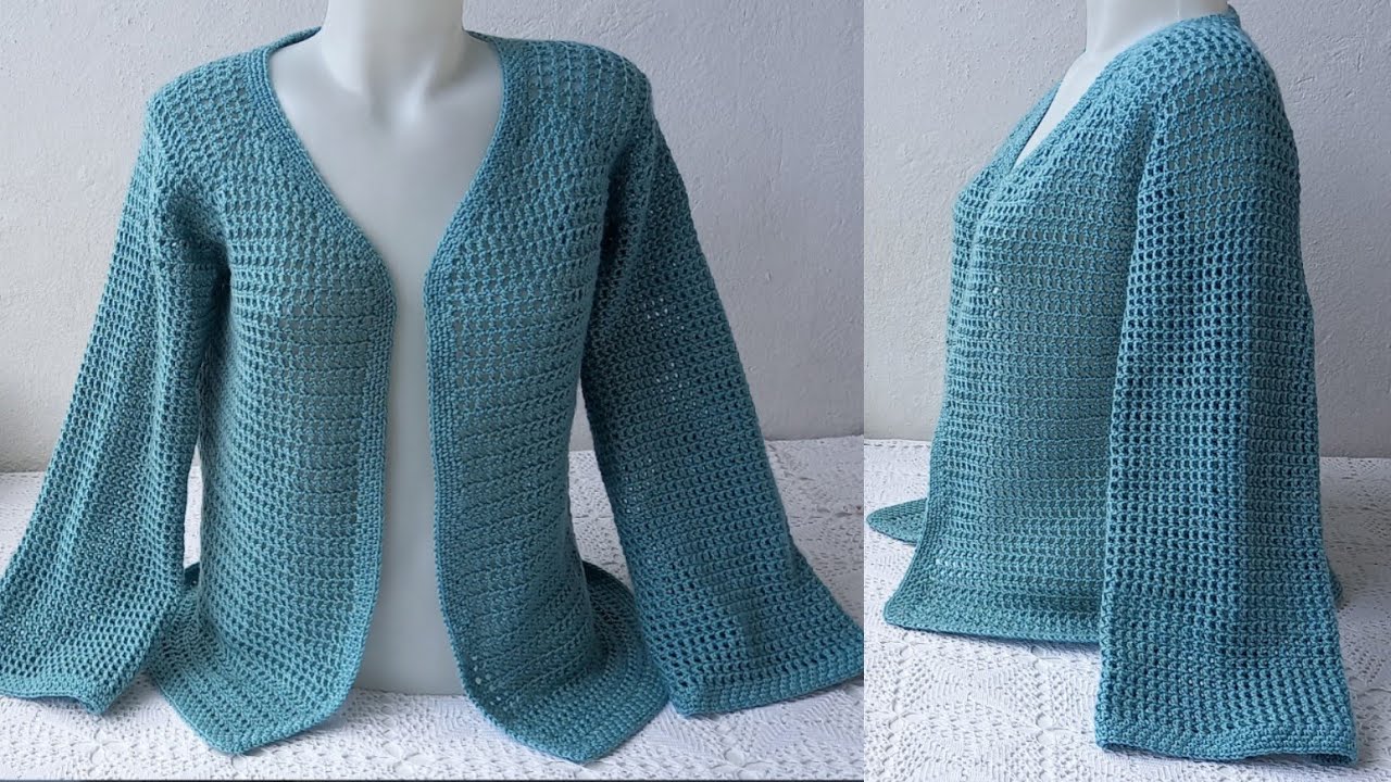 36-38 BEDEN FİLE HIRKA MODELİ ANLATIMLI ÇOK KOLAY...