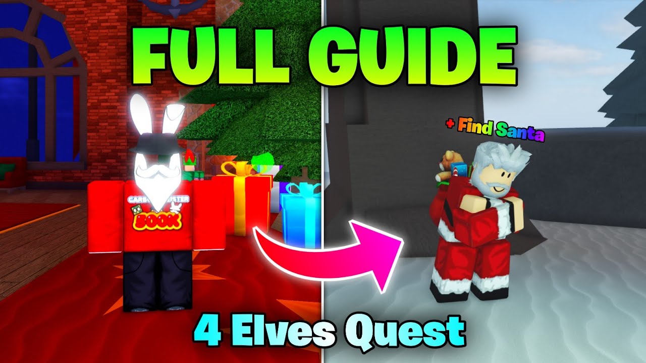 FULL GUIDE 4 Elves Carbon and Santa Quest in FISCHMAS UPDATE!