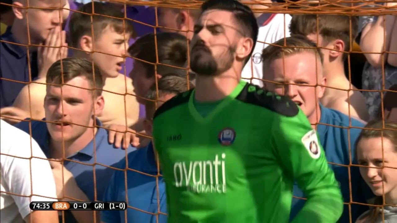 Braintree Town 0 (1) -2 (2) Grimsby Town