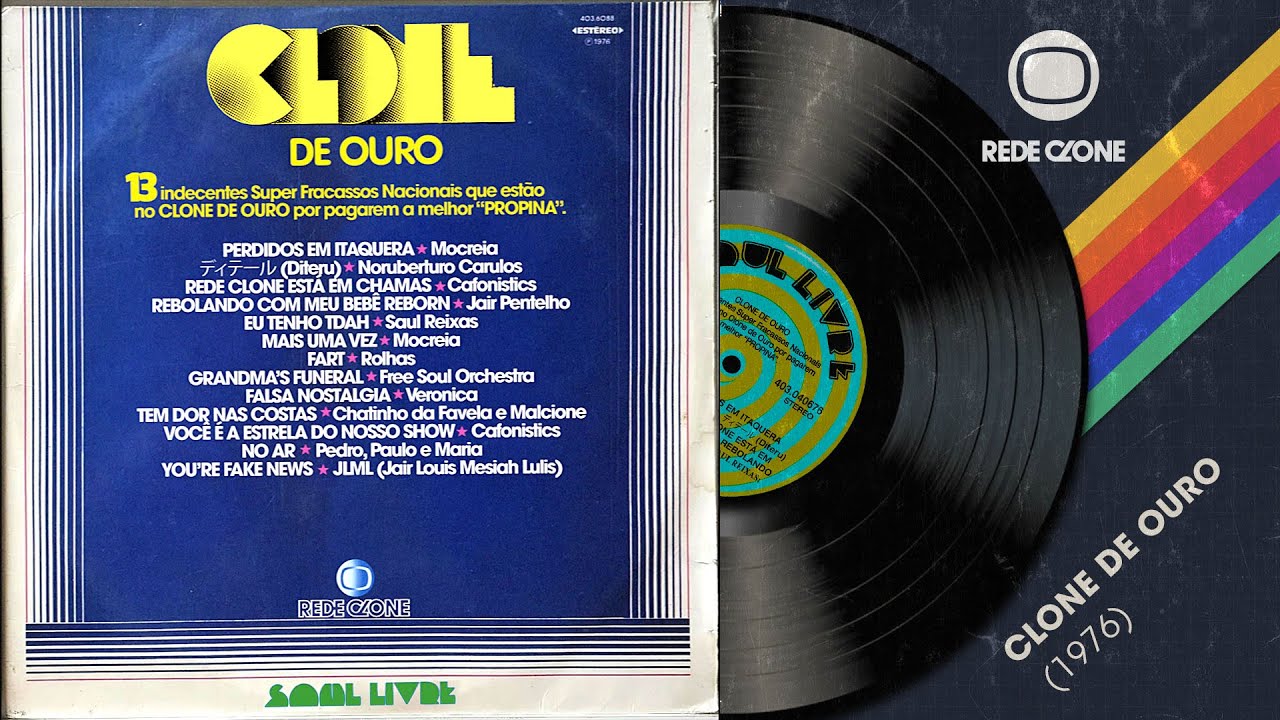 [TRILHAS] LP Clone de Ouro (ÁUDIO) (1976)