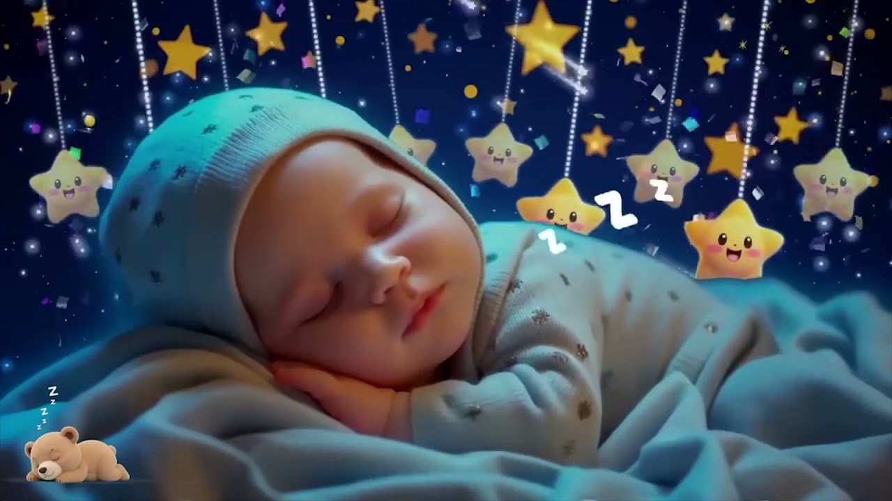 Mozart Brahms Lullaby 🌙 Baby Sleep Music 🎼 Classical Calm for Quiet, Dreamy Nights