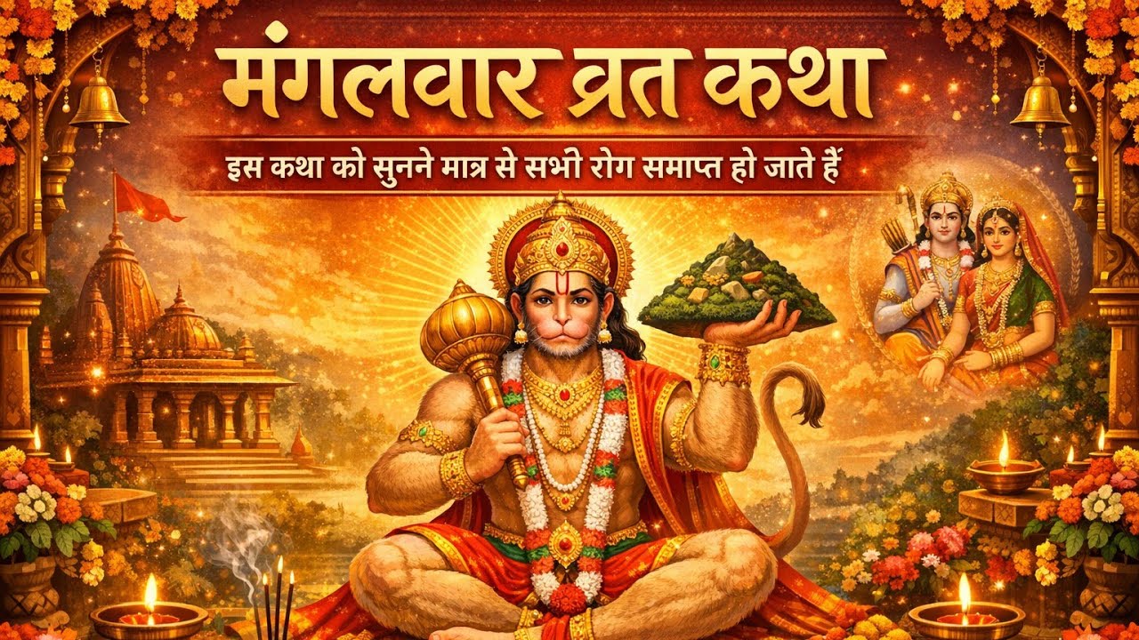 मंगलवार व्रत कथा l mangalwar vrat katha l mangalwar ki kahani l हनुमान जी की कथा
