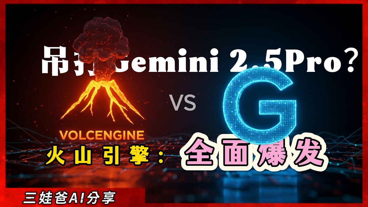 字节跳动火山引擎AI平台免费开放全体验：媲美Gemini 2.5 Pro，豆包1.6大模型+N款黑科技应用！| AI大模型测评 | AIGC | threelionsfather 三娃爸