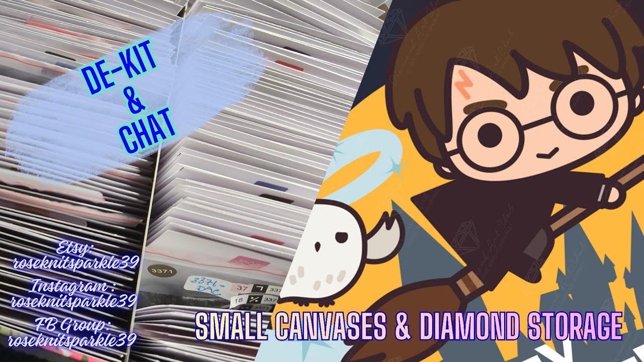 Эпизод 562: Распаковка набора для алмазной живописи и обсуждение – работаем над небольшими полотн...