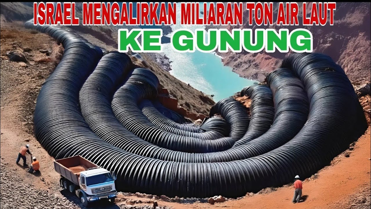 MUSTAHIL TAPI NYATA!! ISRAEL Menantang Gravitasi: Air Laut Dipompa ke Puncak Gunung!