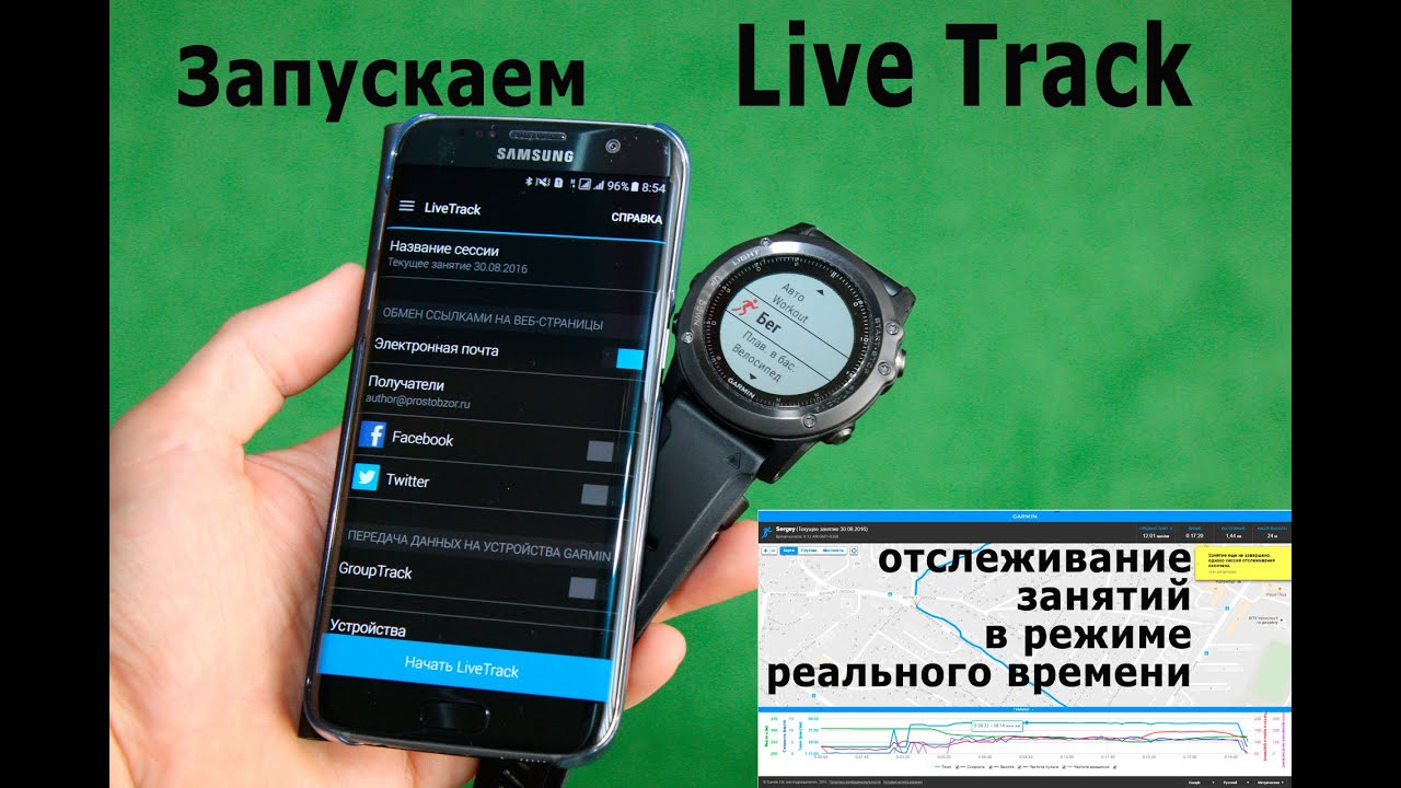 Garmin Live Track: Как отслеживать свою активность в режиме реального времени.