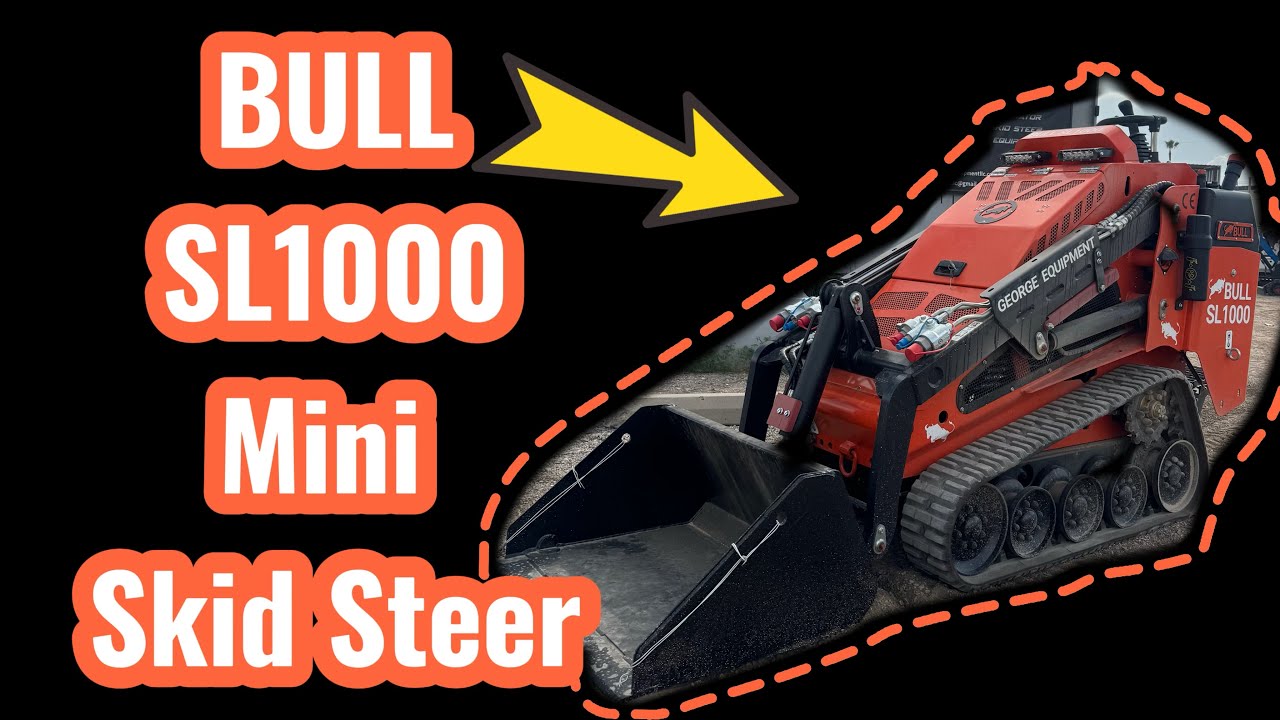 New 2025 Bull SL1000 Diesel Mini Skid Steer 