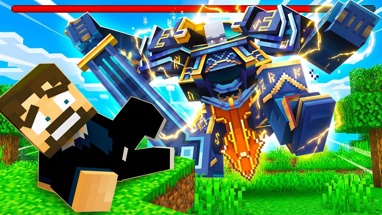 Fighting SECRET BOSSES in Minecraft