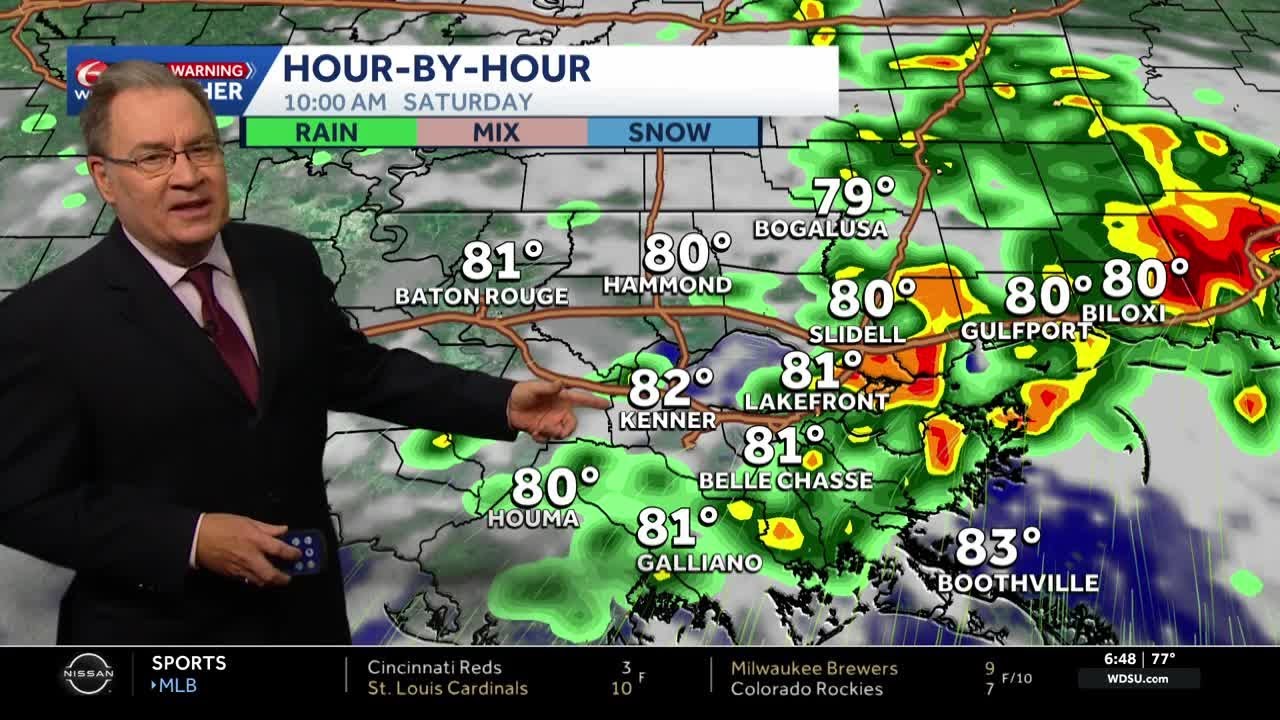 Impact Day Saturday with heavy rain expected