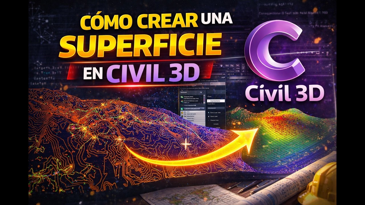 Como hacer una superficie en civil 3D
