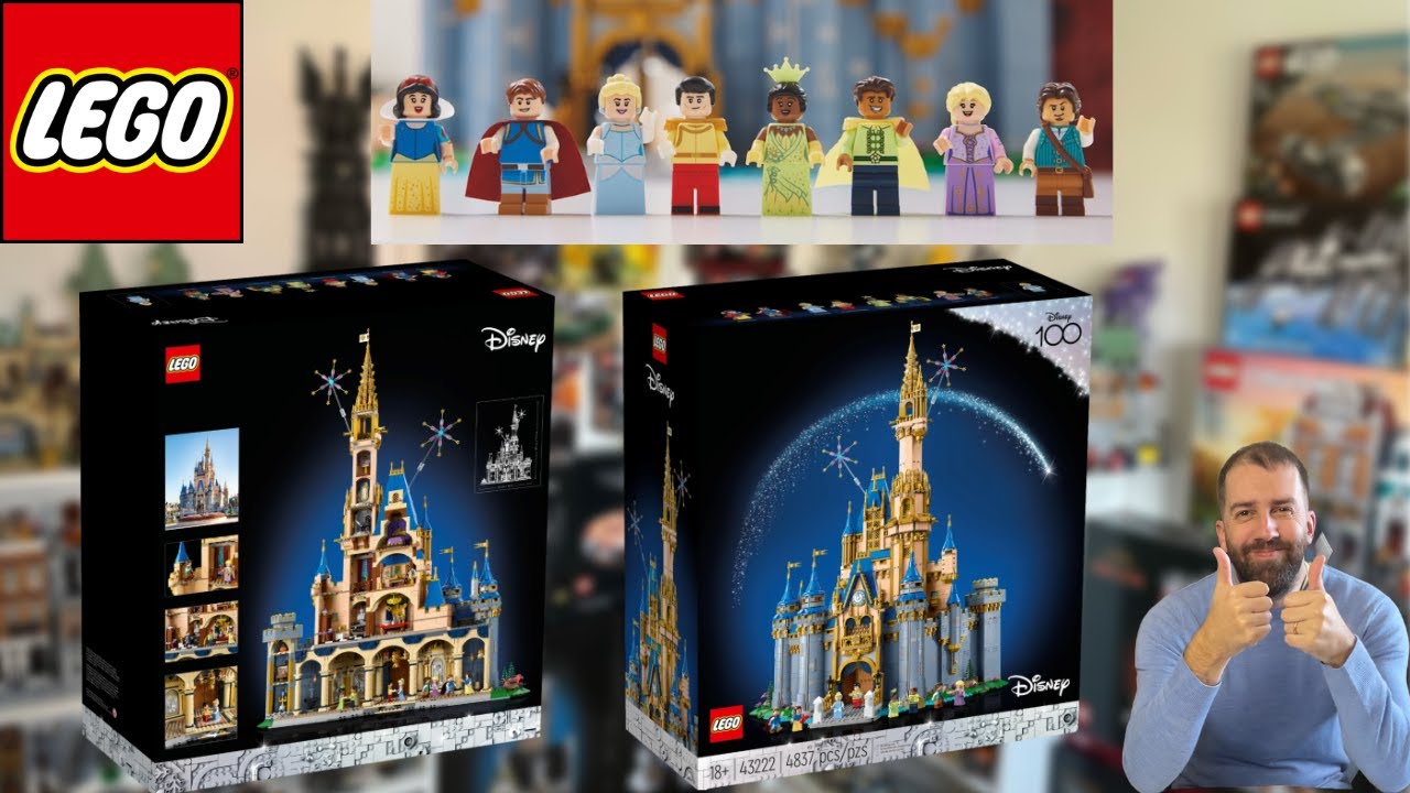 Lego Disney Castle 43222 Official Reveal + Comparison To Previous Disney Castle!