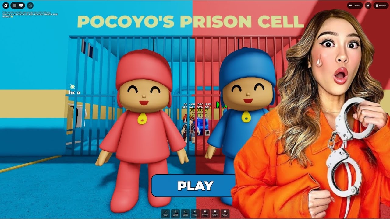 POCOYO TOYS PRISON RUN roblox!Gameplay Walkthrough #roblox #obby