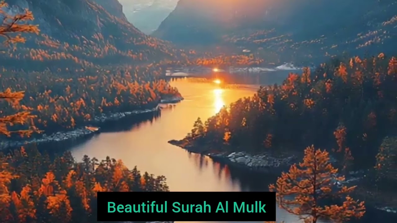 Beautiful Surah Al Mulk your & Mind Before Sleep #surah Al Mulk 🤲📖