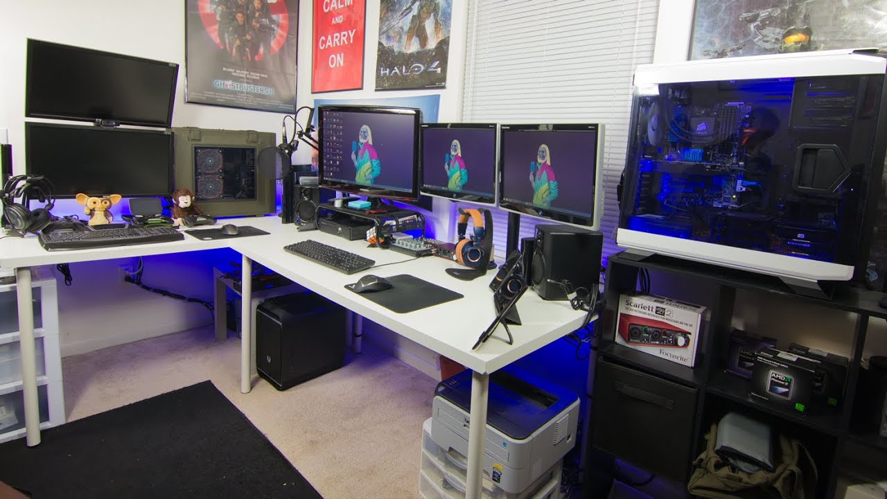 My 2015 Setup Tour - Gaming and YouTube