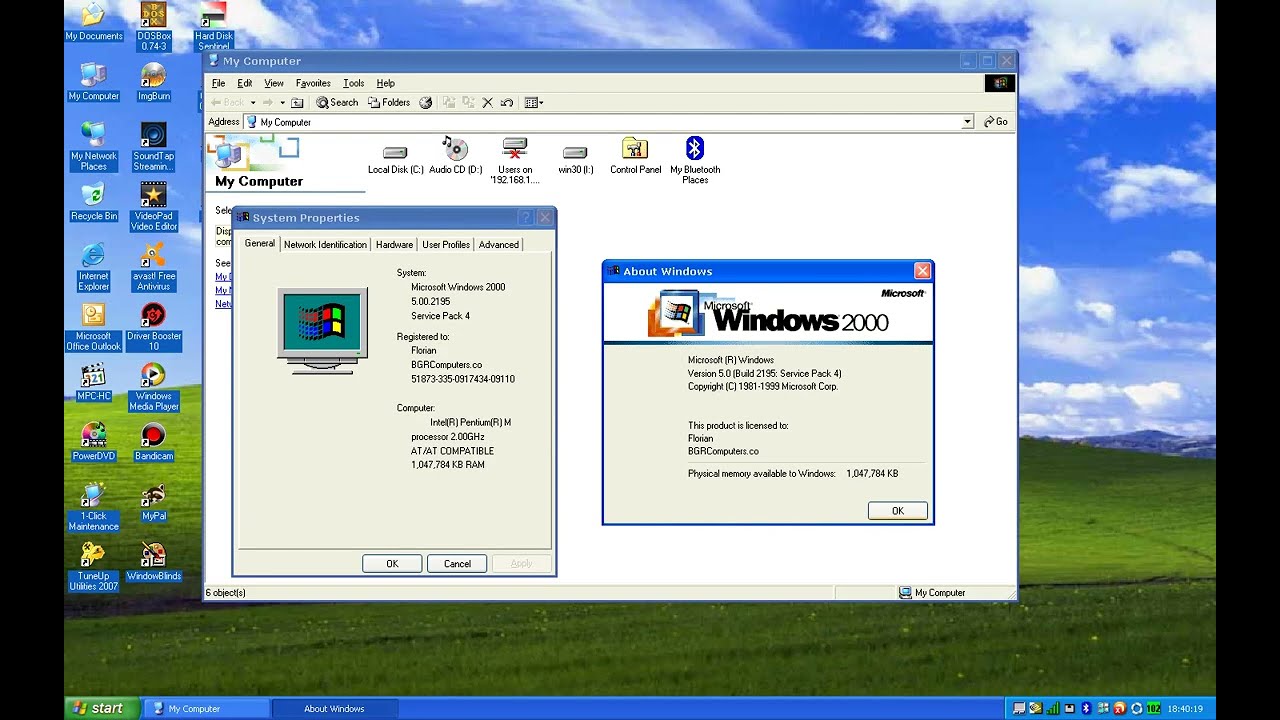 Windows XP Theme for Windows 2000 with Extended Kernel Demo! (OLD)