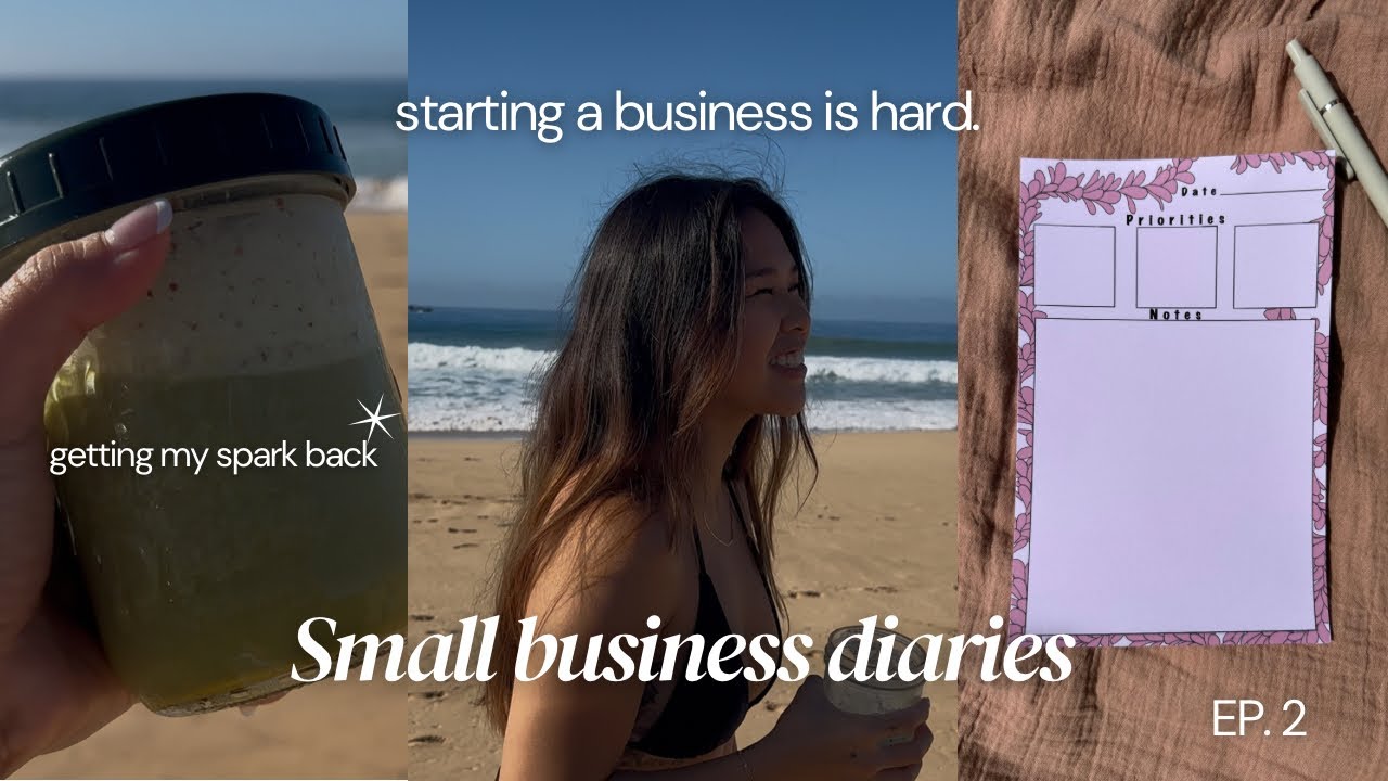 Getting my Spark Back as a Small Business Owner - Mini crash out, realistic days as a business owner