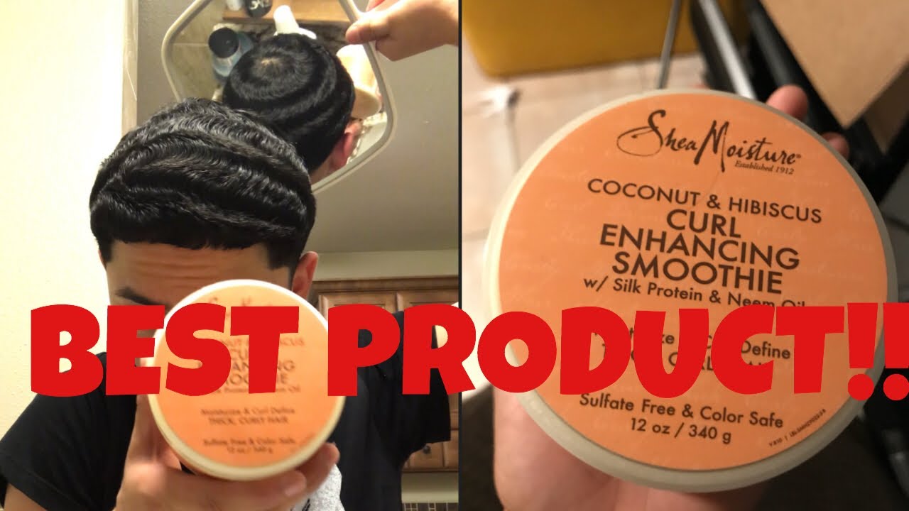 How to get 360 straight hair waves | Curl enhancing smoothie
