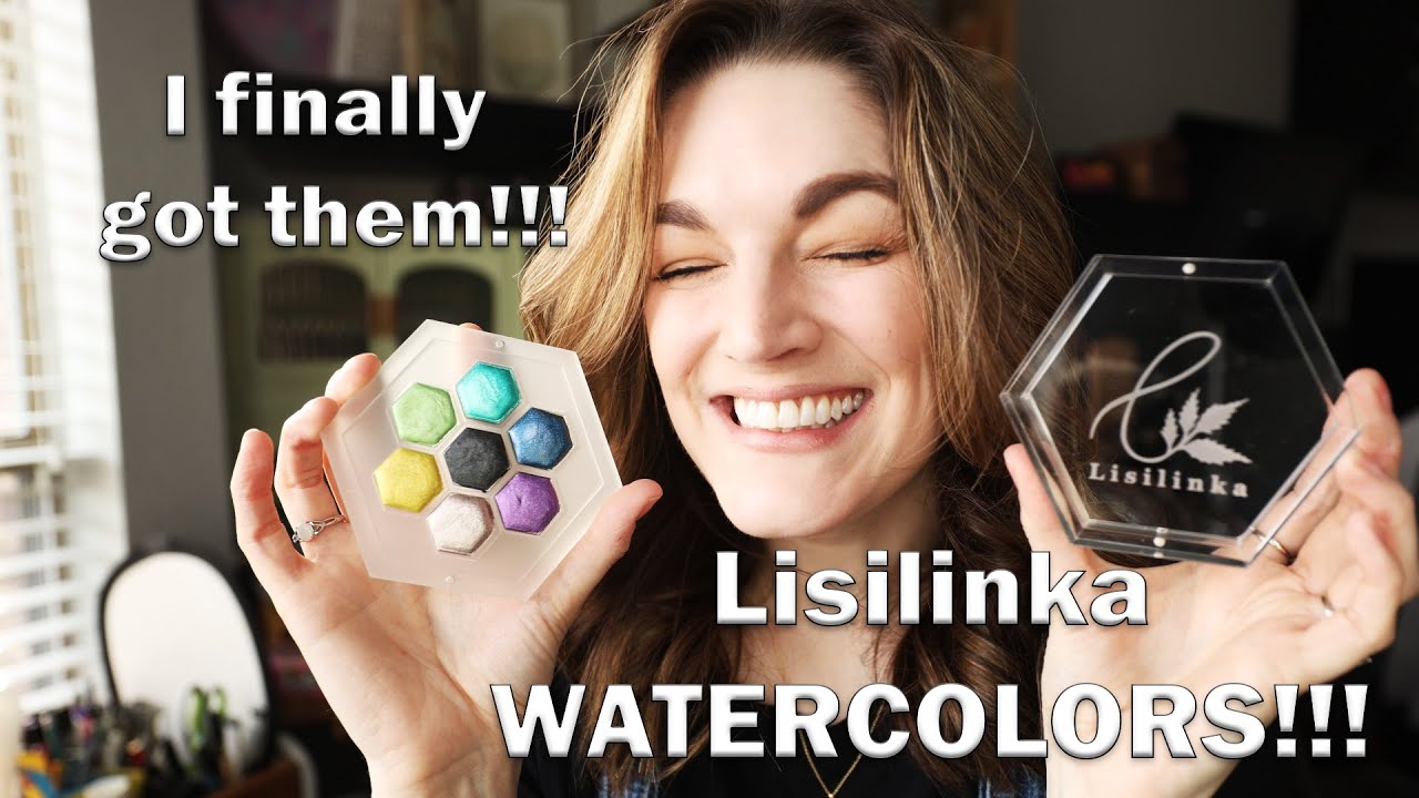 Lisilinka Metallic Watercolors - Northern Lights Set -