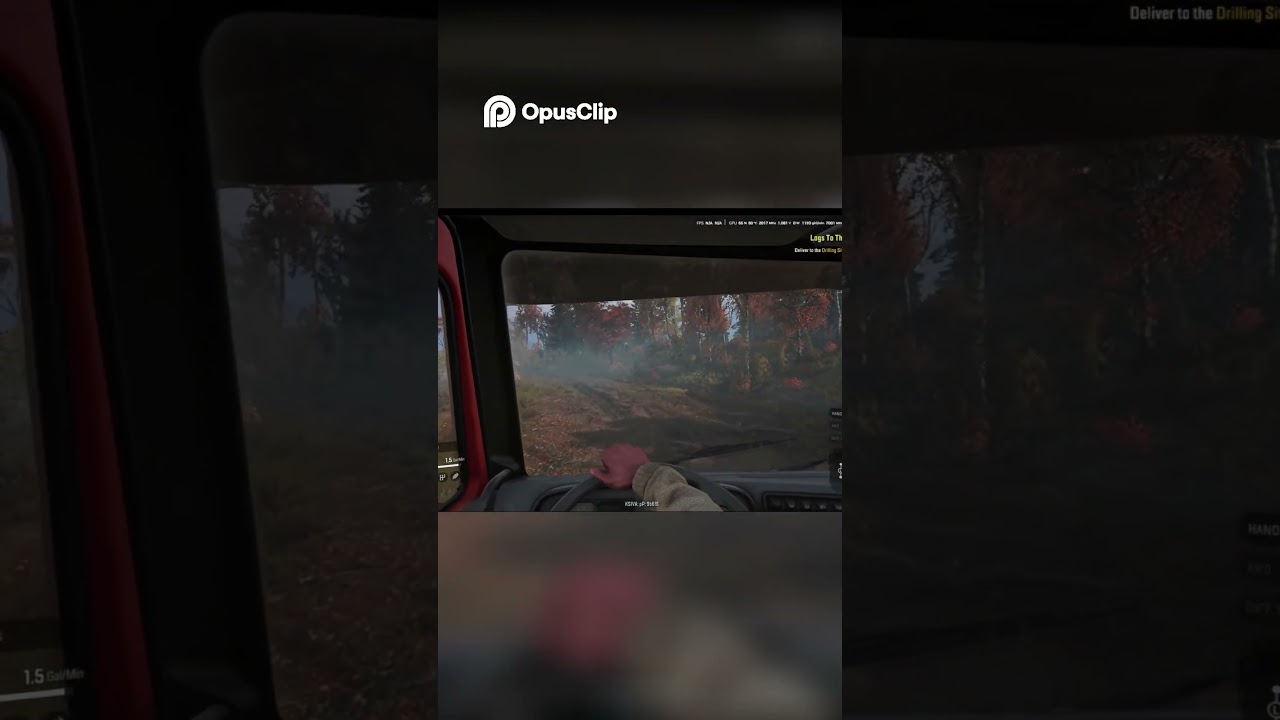 Red Truck Drive  Cruising the Open Road POV