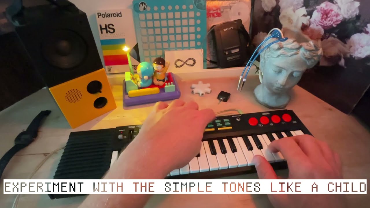 The hidden noise or playing Greensleeves on a toy keyboard bought on a fleamarket