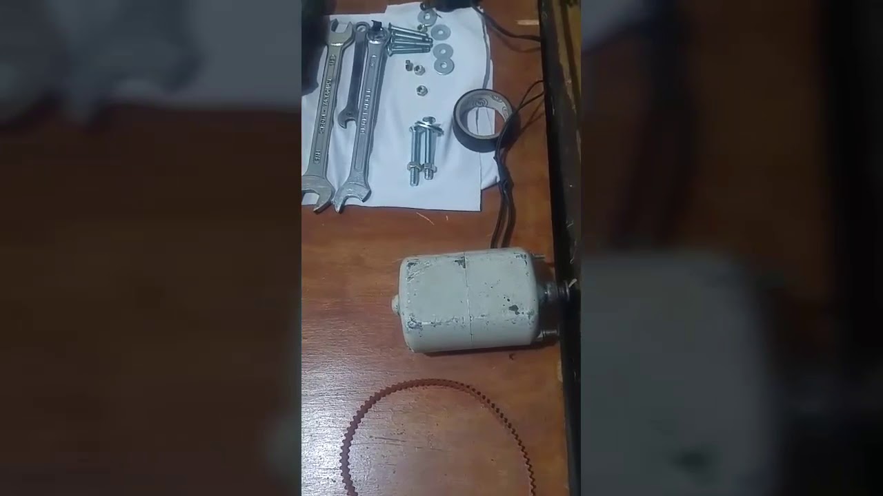 Como hacer un esmeril y devanador de hilo en casa
