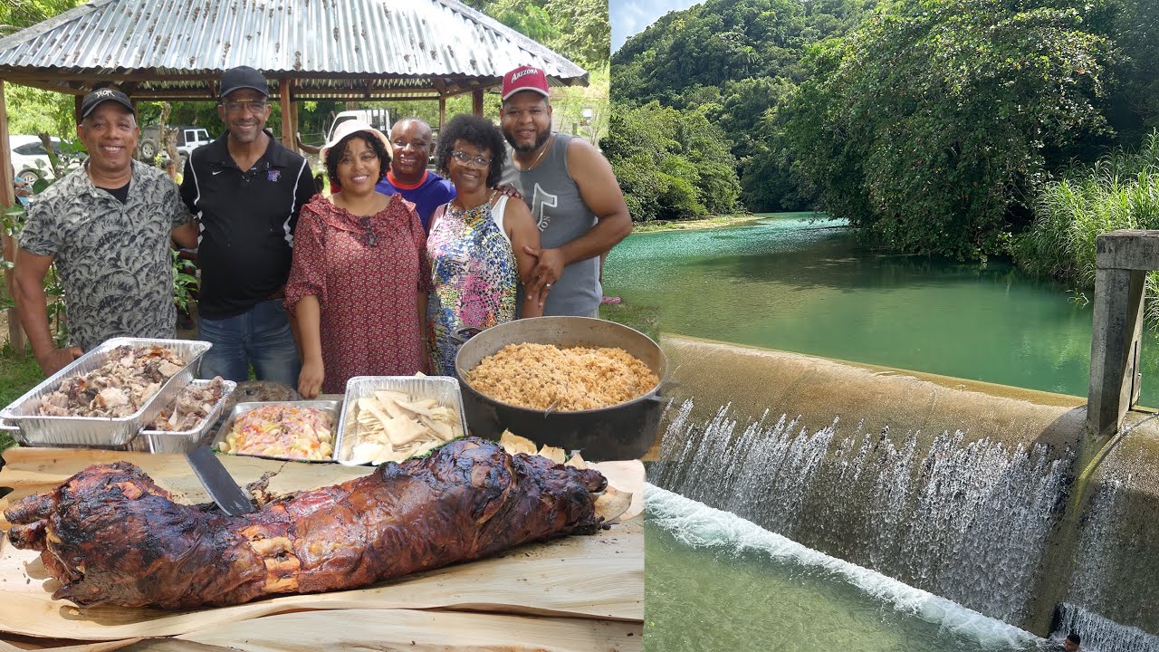 CERDO ASADO en la Represa de Madre Vieja 🇩🇴🔥 | La Vida del Campo