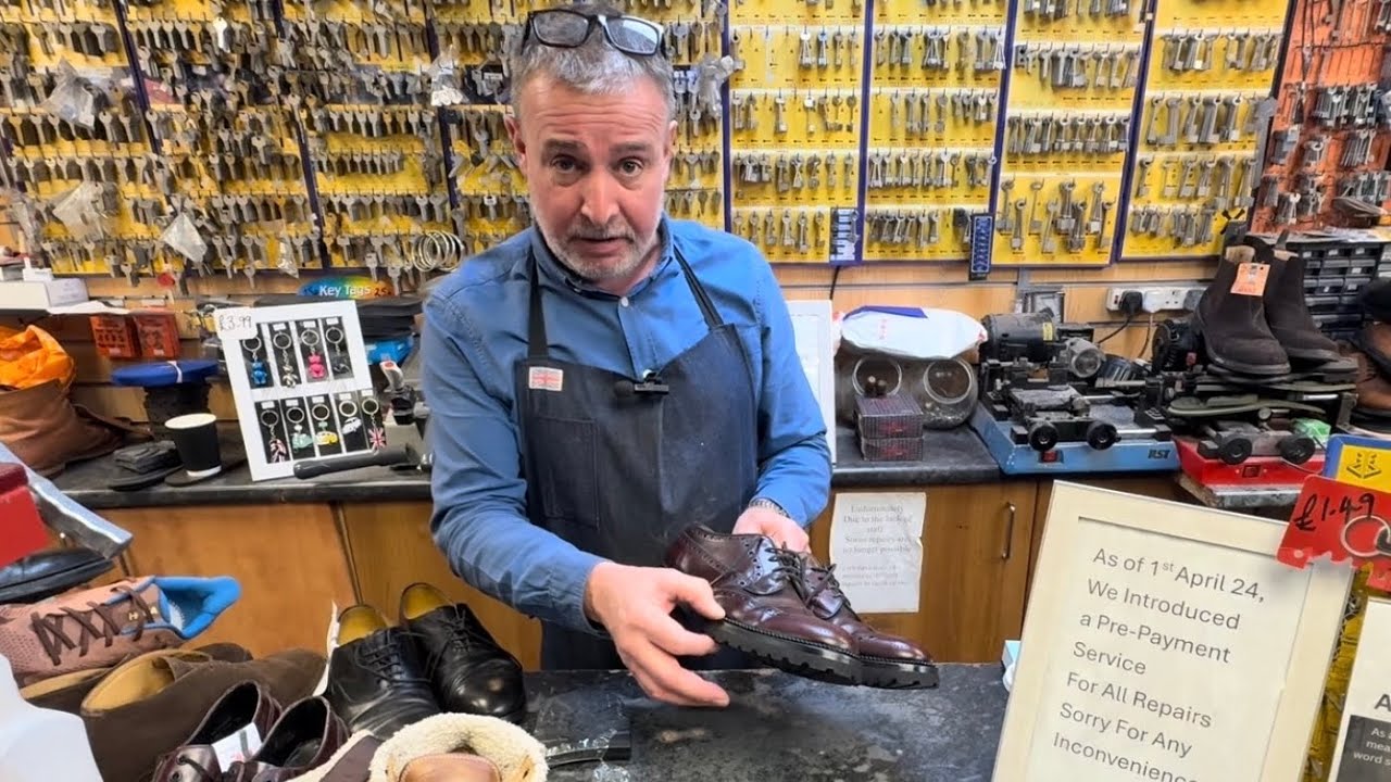 Подошва Vibram 9114s Arsenale | Ботинки Belstaff Shelton и различные виды ремонта в мастерской