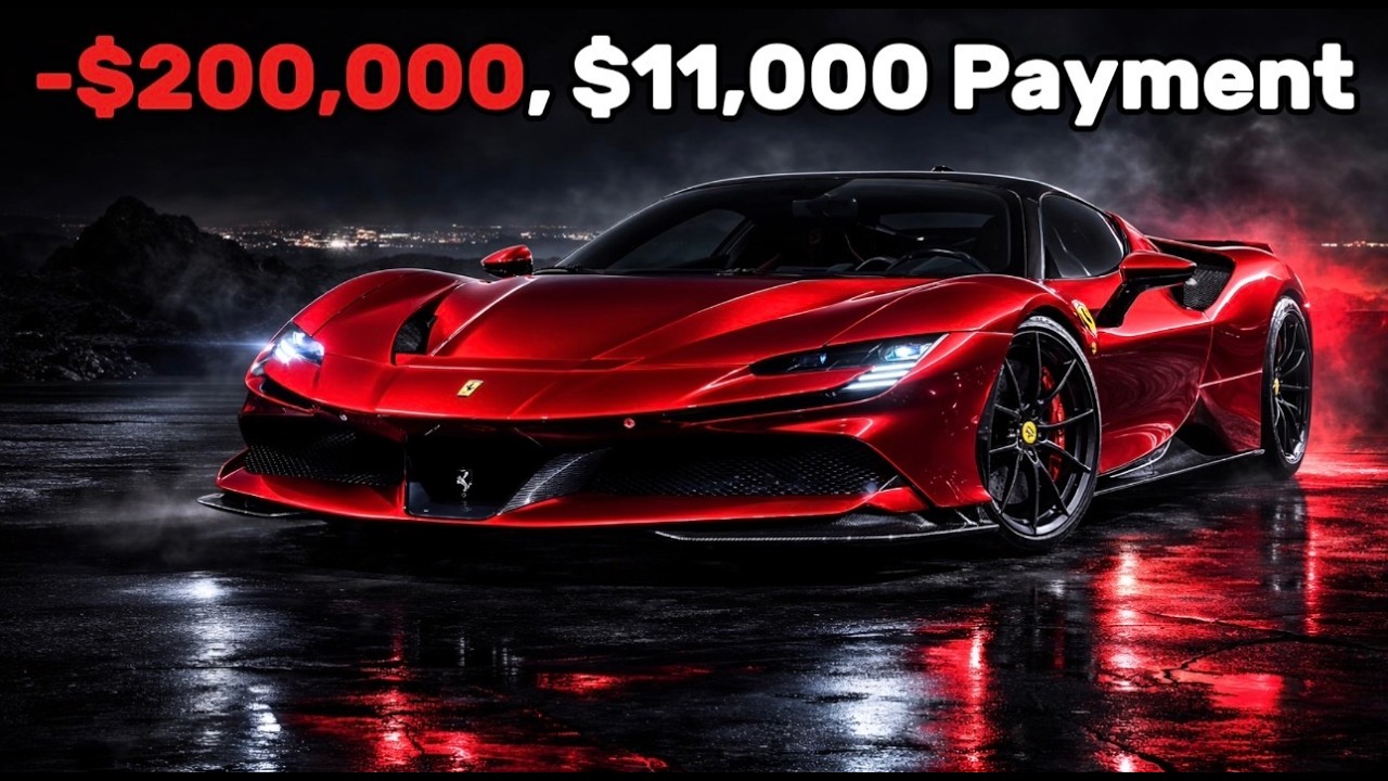 БАНКРОТСТВО: Он потерял всё, потратив деньги на Ferrari.