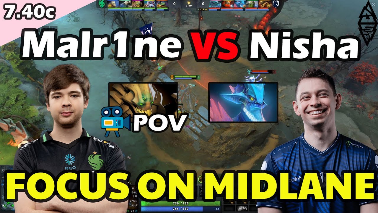 Malr1ne Sand King VS Nisha Leshrac | Focus on Midlane | 7.40c