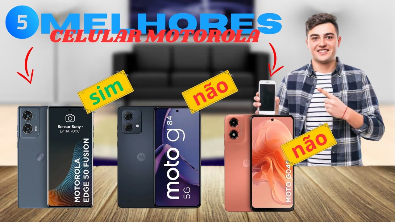 Top 5 Melhores Celulares Motorola Bons e Baratos em 2025!