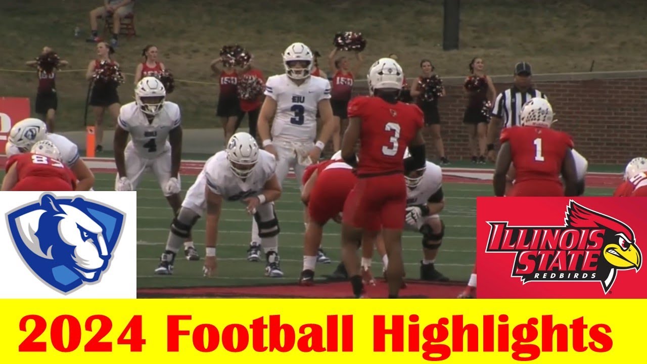 Eastern Illinois vs Illinois State Football Game Highlights 9 21 2024