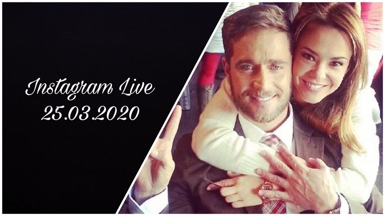 Instagram Live || Natasha Klauss y Michel Brown (25.03.2020)