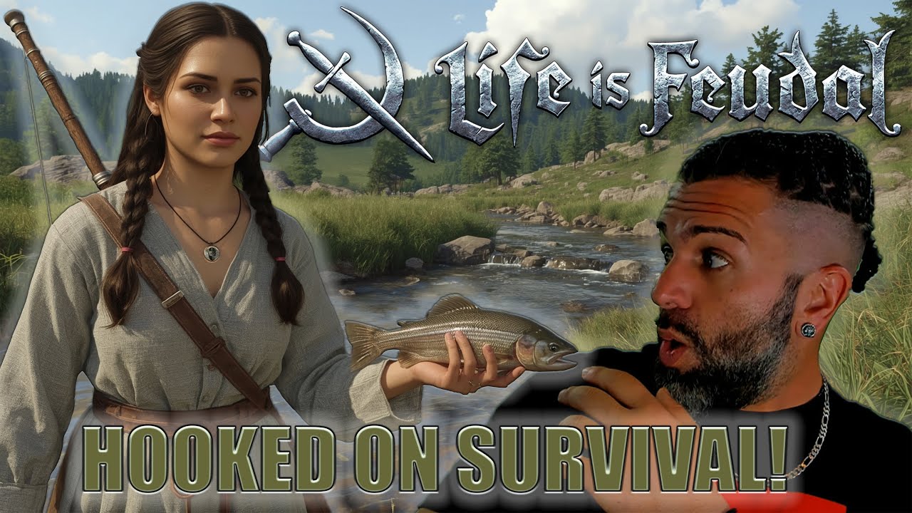 Life is Feudal: Your Own | Fishing, Logging & Campfire | EP 2 | Survival Crafting MMO | D3ltaX85