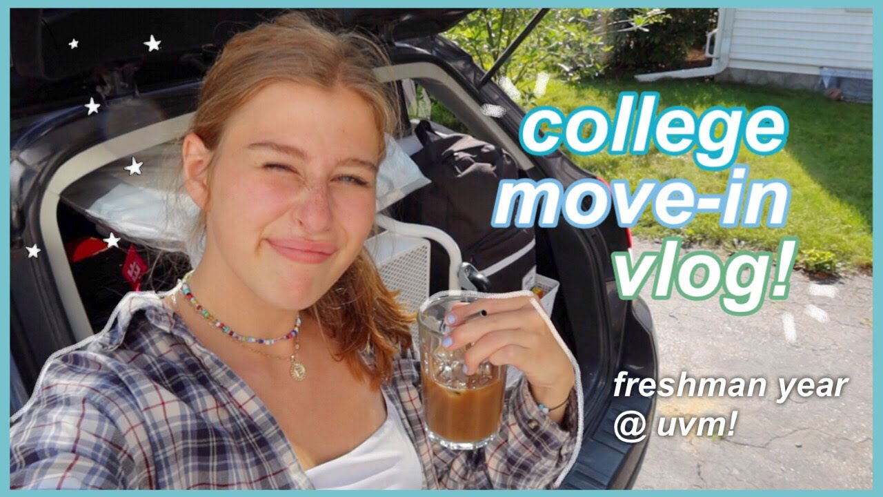 COLLEGE MOVE IN DAY VLOG 2021: freshman dorms @ the university of vermont!