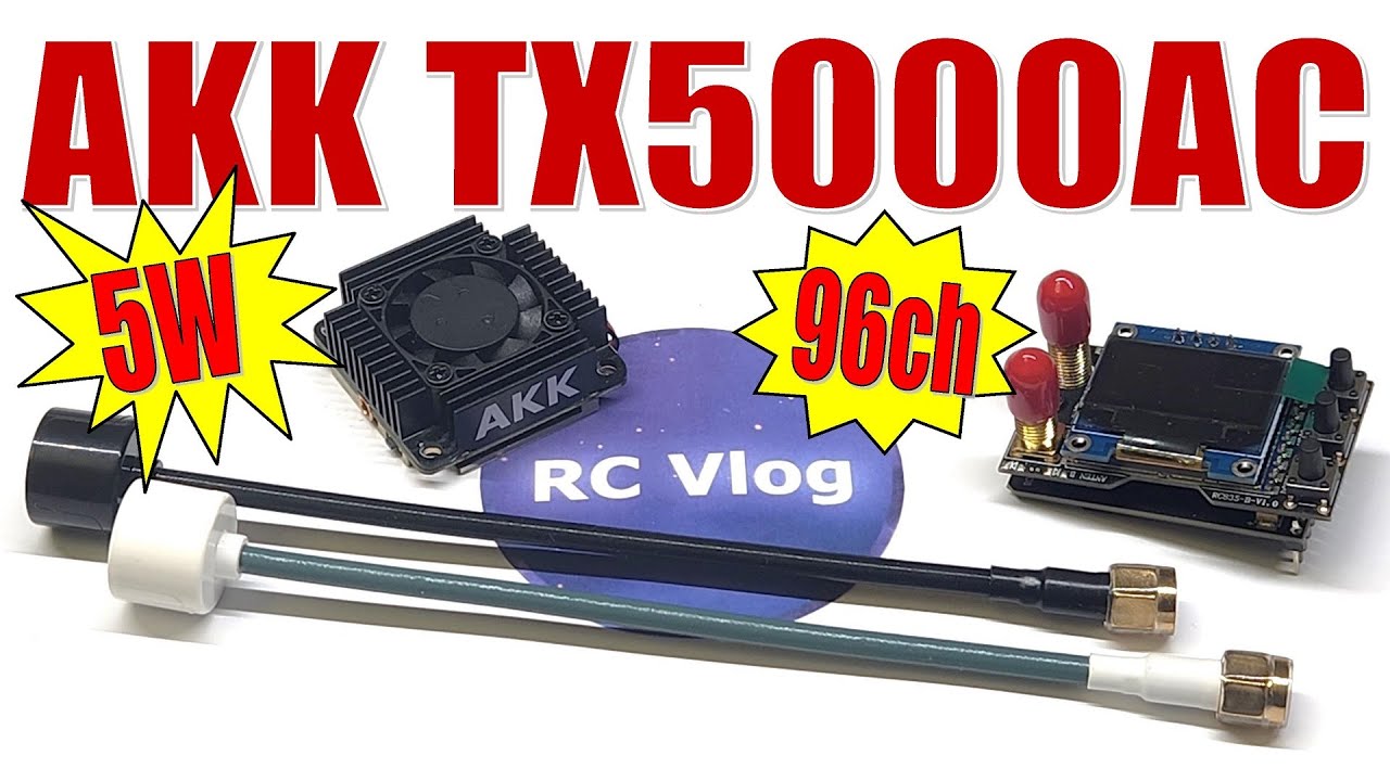 5W и 96 каналов - AKK VTX Ultra Long Range TX5000AC