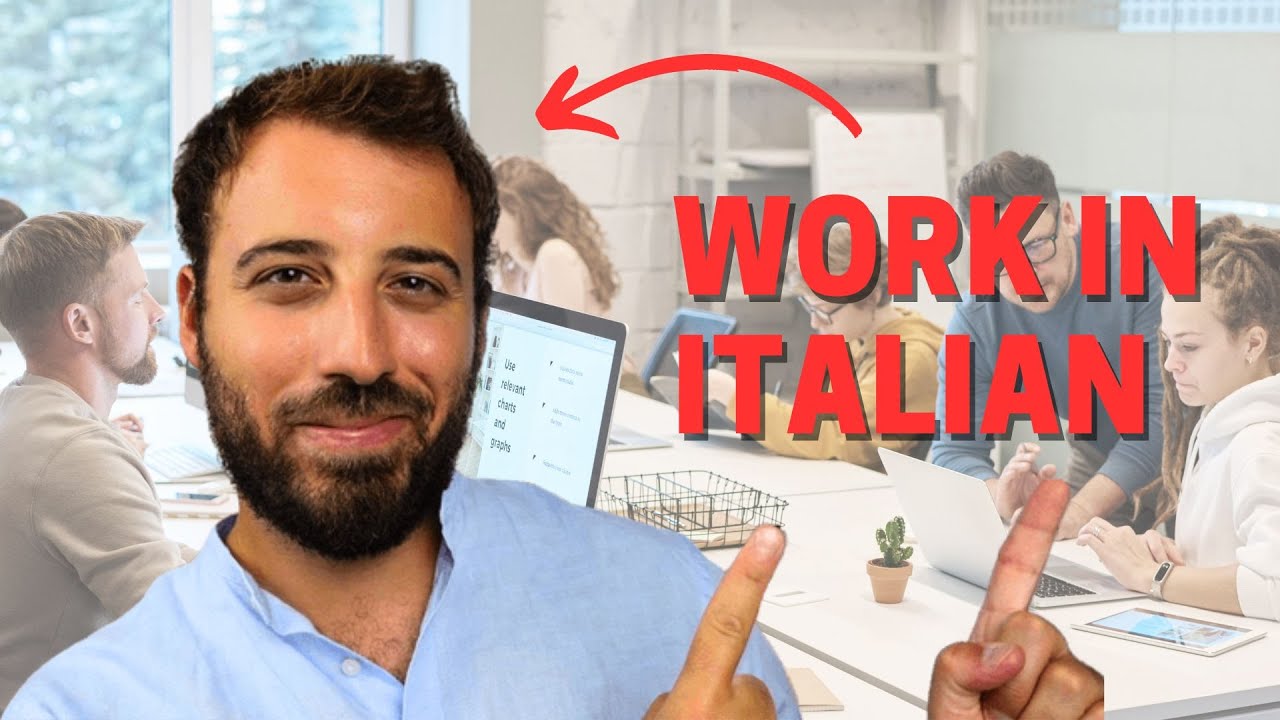 10 ITALIAN VERBS to use at WORK!🧑‍💼🇮🇹(SUB ITA/ENG)