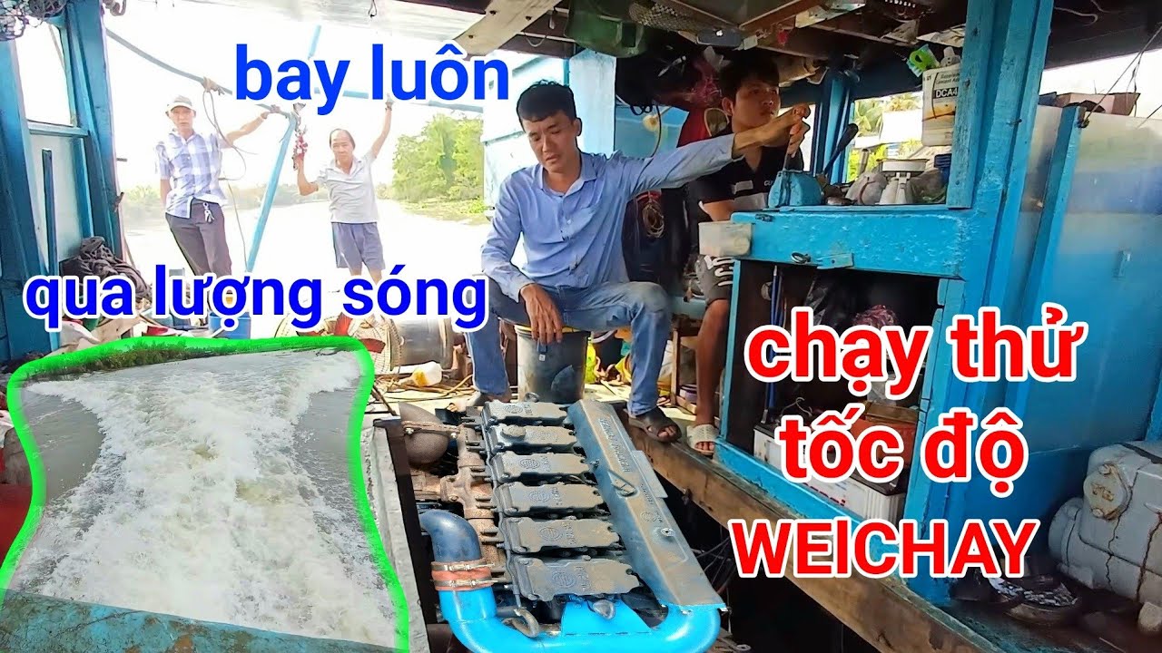 Chạy thử tốc độ động cơ WElCHAY hơn 500hp như cao tốc 