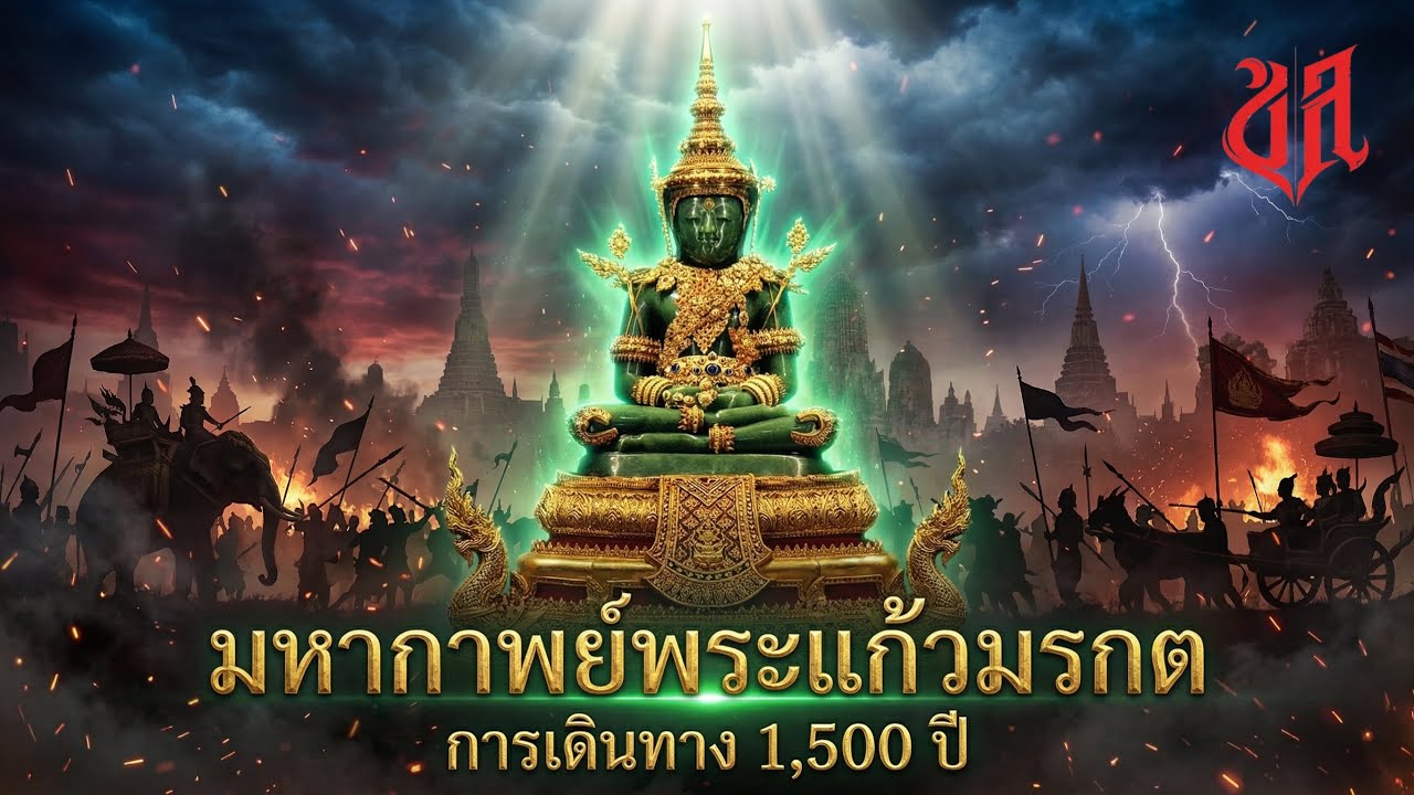 พระแก้วมรกต | มหากาพย์ศิลาศักดิ์สิทธิ์ 1,500 ปี ผ่านจักรวรรดิและสงคราม