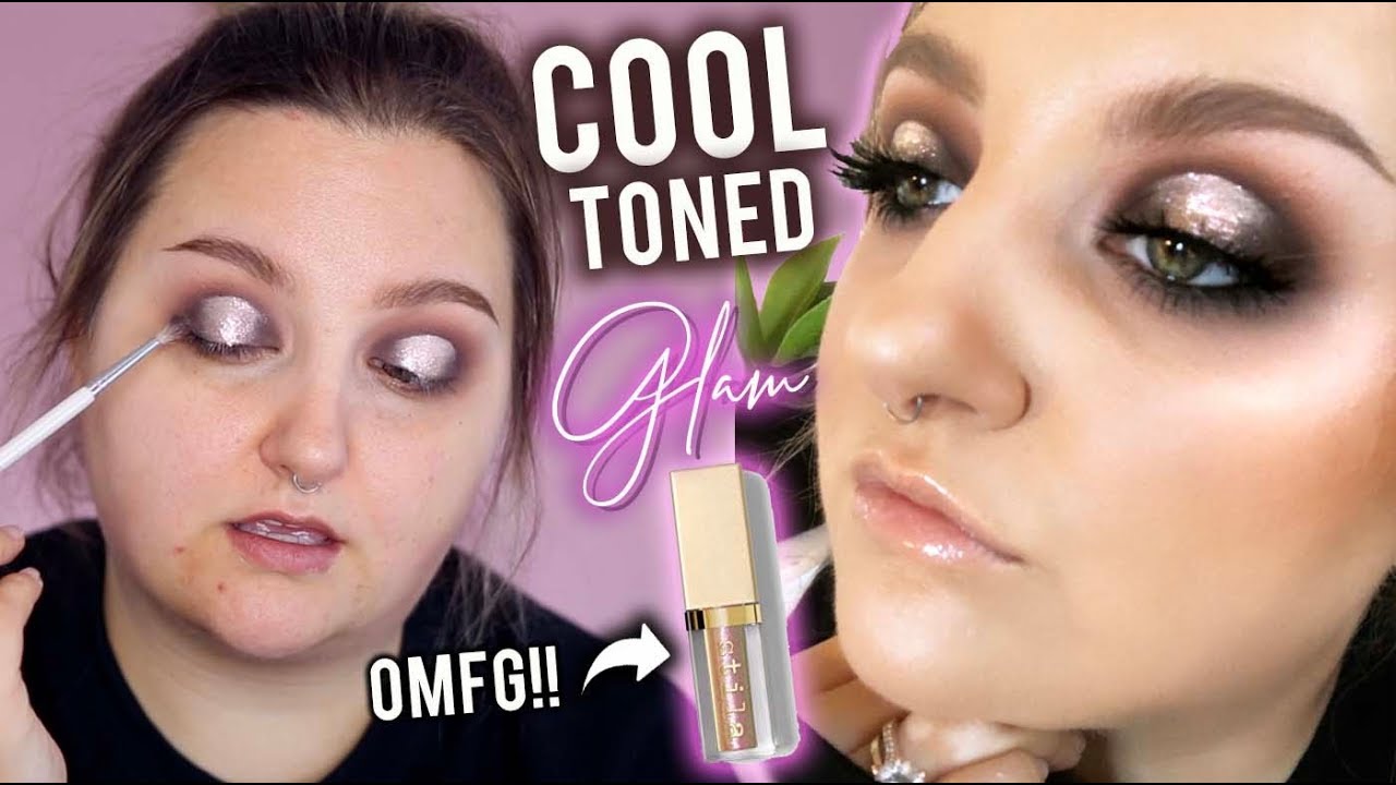 PRETTIEST GLITTER I'VE EVER USED..!? COOL TONED GLAM TUTORIAL