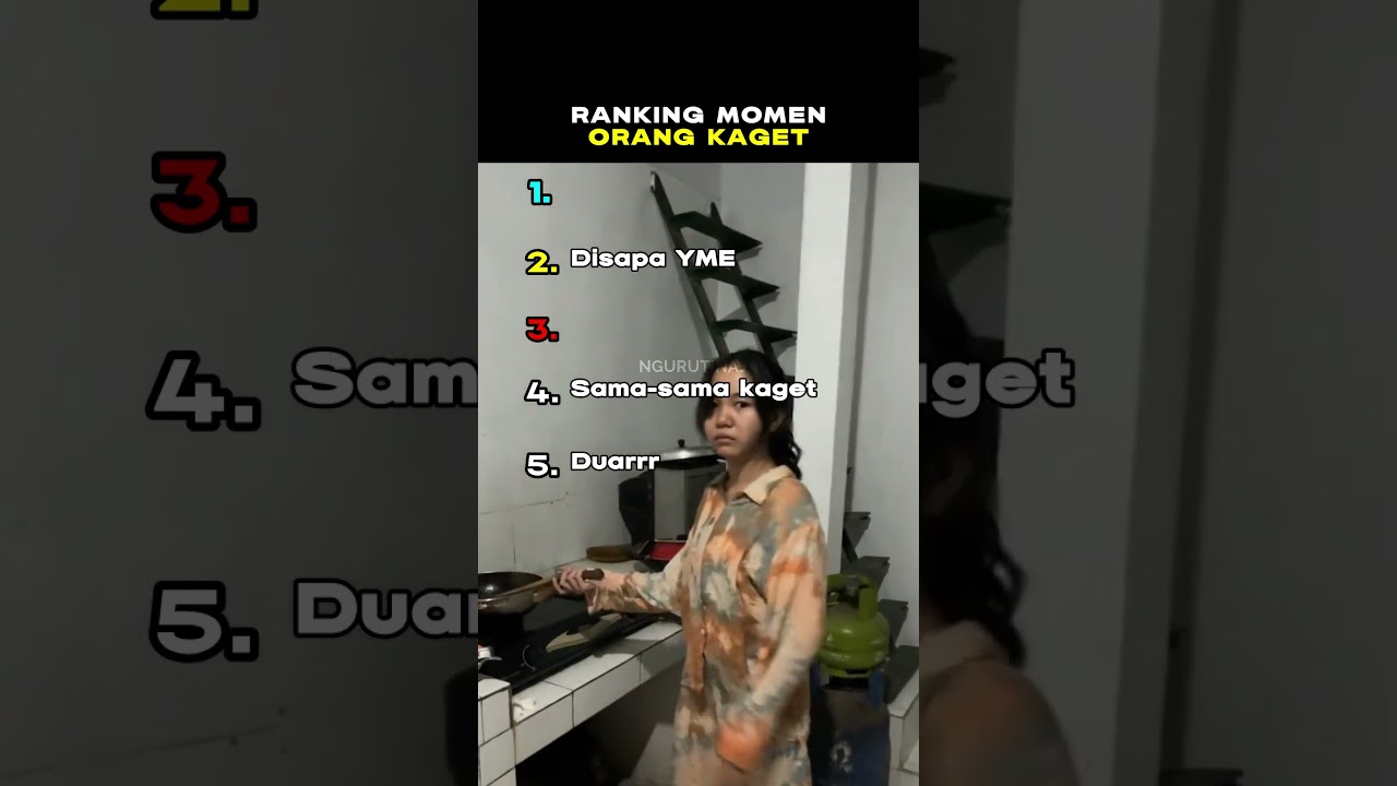 Ranking Momen Orang Kaget #kaget #ranking #top5